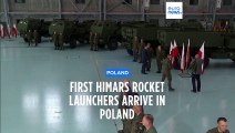 Poland takes first delivery of  US-made HIMARS rocket launchers amid concerns over Ukraine war