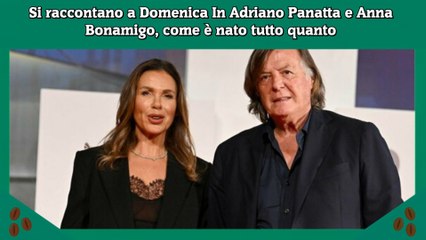 Si raccontano a Domenica In Adriano Panatta e Anna Bonamigo, come è nato tutto quanto