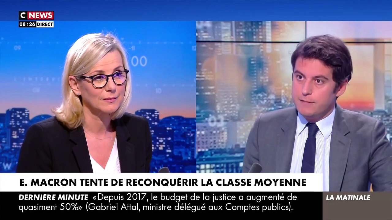 Les ministères du Travail et du Logement seront particulièrement concernés par la baisse des dépenses publiques envisagée pour le budget 2024, indique le ministre de Comptes publics Gabriel Attal - VIDEO