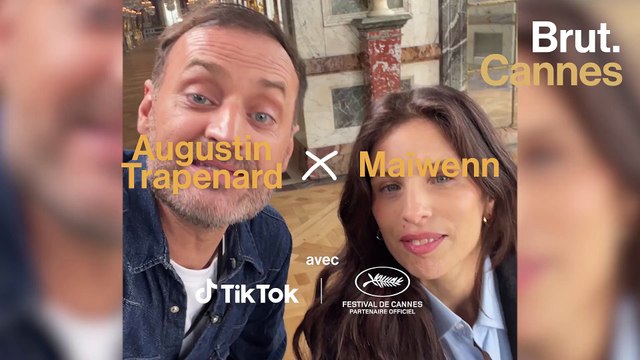 Maïwenn discute avec Augustin Trapenard