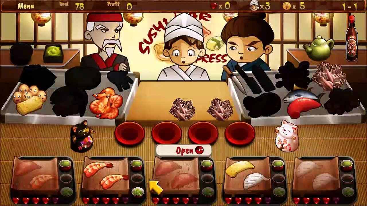 Sushi Bar Express Gameplay Video