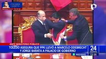 Alejandro Toledo: PPK llevó a Palacio de Gobierno a Marcelo Odebrecht y a Jorge Barata