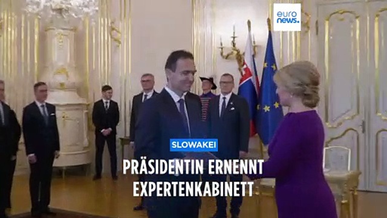 Slowakische Beamtenregierung tritt ihr Amt an