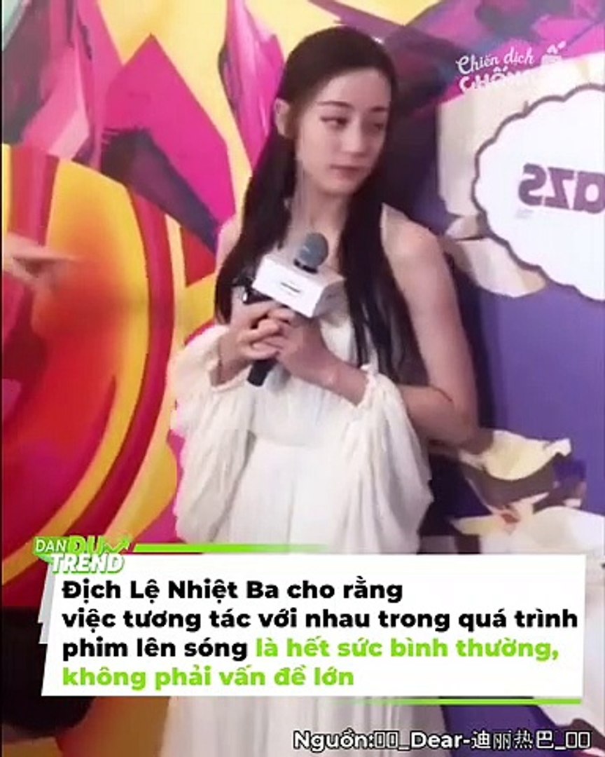 ⁣Địch Lệ Nhiệt Ba nói về việc 'xào couple' với bạn diễn, tinh tế ra sao mà được netizen khe