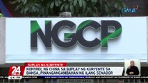 Kontrol ng China sa suplay ng kuryente sa bansa, pinangangambahan ng ilang senador | 24 Oras