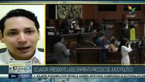 “El juicio político en el Ecuador es un acontecimiento histórico”