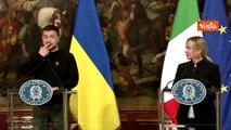 L'appello di Zelensky ai politici italiani: Venite a visitare il Paese e a parlare con nostra gente