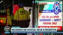 Incendio en hostal deja seis muertos en Nueva Zelanda