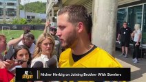 Nick Herbig on Joining Brother With Steelers