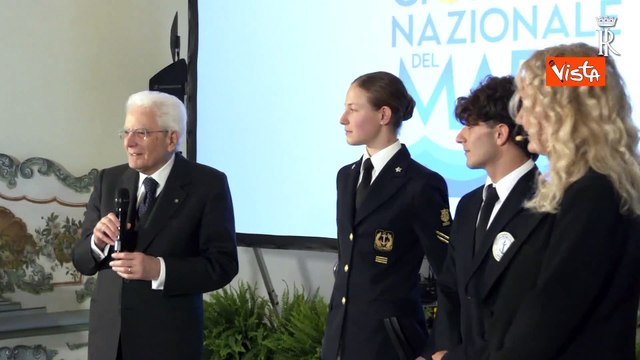 Mattarella: Il Mare ? essenziale per il nostro futuro