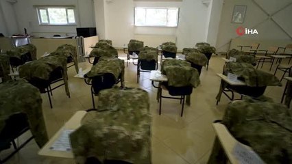 Engelliler bir günlüğüne asker oldu