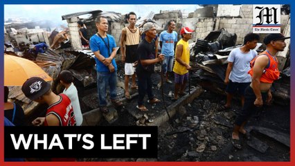 Fire hits homes in Las Pinas subdivision