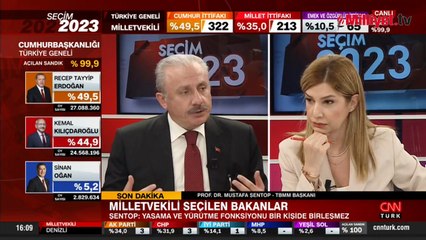 TBMM Başkanı Şentop'tan CNN Türk'te önemli açıklamalar