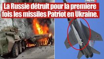 La forces russe frappent et détruisent des missiles Patriot américains.