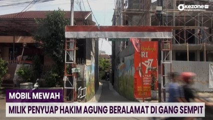 Mobil Mewah Milik Penyuap Hakim Agung Beralamat di Gang Sempit