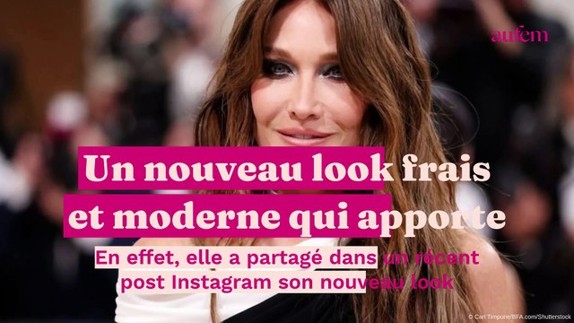 Carla Bruni, sa nouvelle coupe plus courte est parfaite pour rajeunir le visage