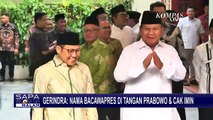Soal Bacawapres, Jubir Gerindra: Ada di Tangan Prabowo dan Cak Imin!