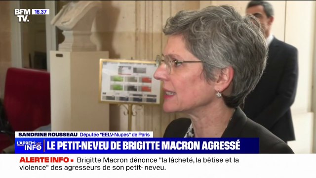 Les attaques contre les élus sont inadmissibles mais contre la famille, c'est encore pire : Sandrine Rousseau réagit à l'agression du petit-neveu de Brigitte Macron