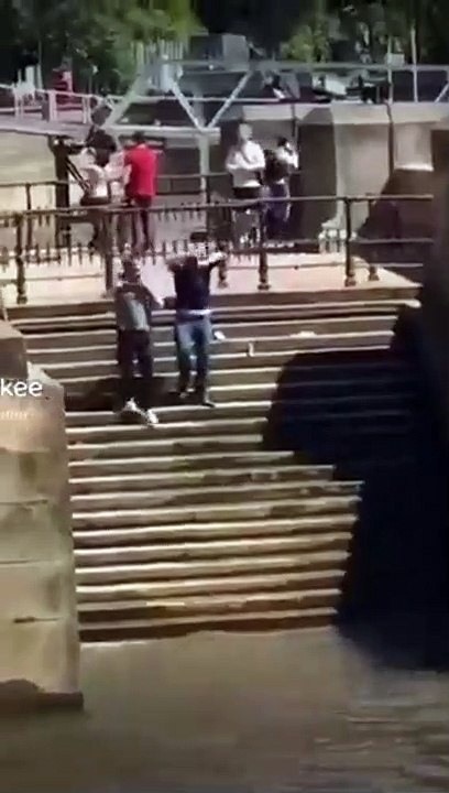 La impactante caída de este hombre: ¡No podrás creer lo que sucede!