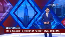Viral, Pemudi Asal Sukabumi Ini Rela 'Ngebut' Tanpa Helm & Alas Kaki saat Kawal Ambulans