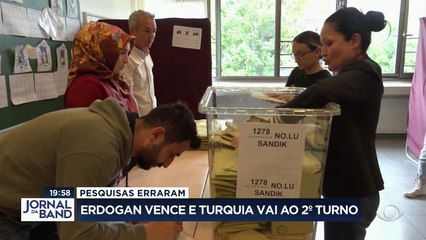 Erdogan vence e Turquia vai ao segundo turno 16/05/2023 12:24:13