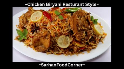 Chicken Biryani Resturant Style