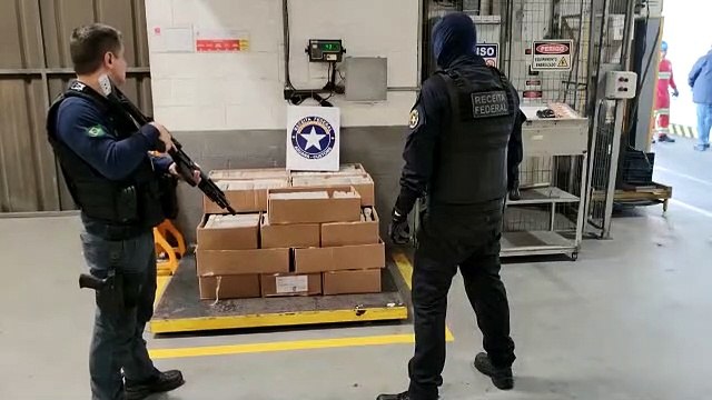 Quase meia tonelada de cocaína é apreendida em Navegantes