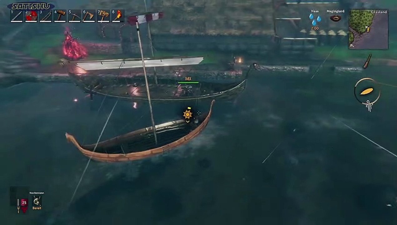 Im wilden Wetter unterwegs. Valheim #213