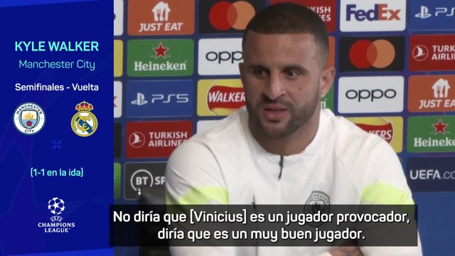 Walker sobre Vinicius: Fui a abrazarle porque intentó hacerme un sombrero y le dije que no lo intentase otra vez o yo acabaría siendo un meme