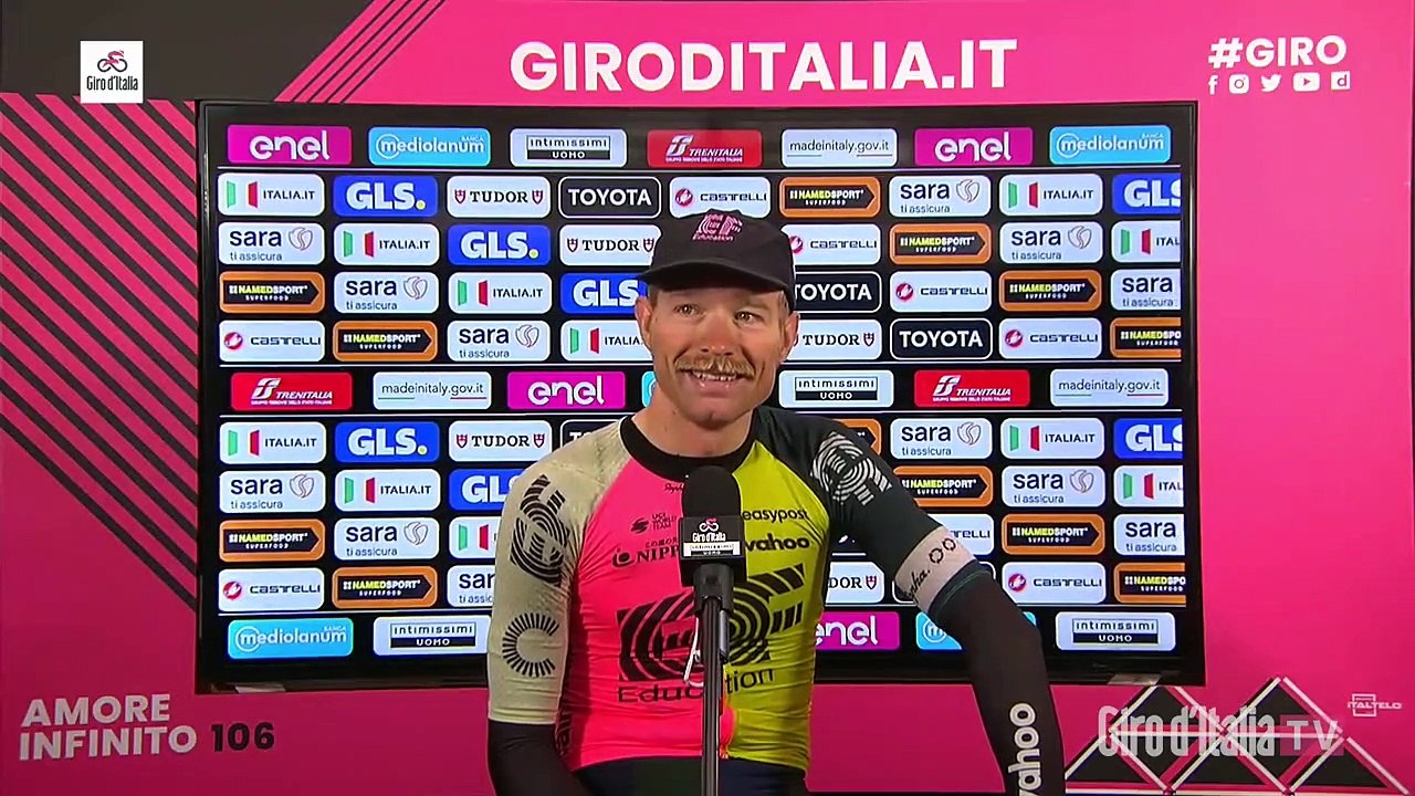 Tour d'Italie 2023 - Magnus Cort Nielsen : "It's been one of the hardest days I've spent on the bike. Firstly I had to get back to the front. Then my radio wasn't working because of the rain"