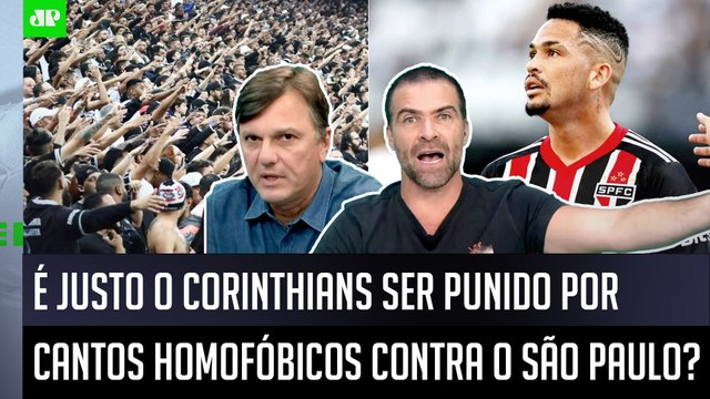 QUE DEBATE! Corinthians pode ser PUNIDO por CANTOS HOMOFÓBICOS contra o São Paulo! DISCUTIMOS!