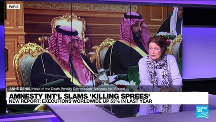 Amnesty International: Death penalty a tool used 'to terrorize the population'