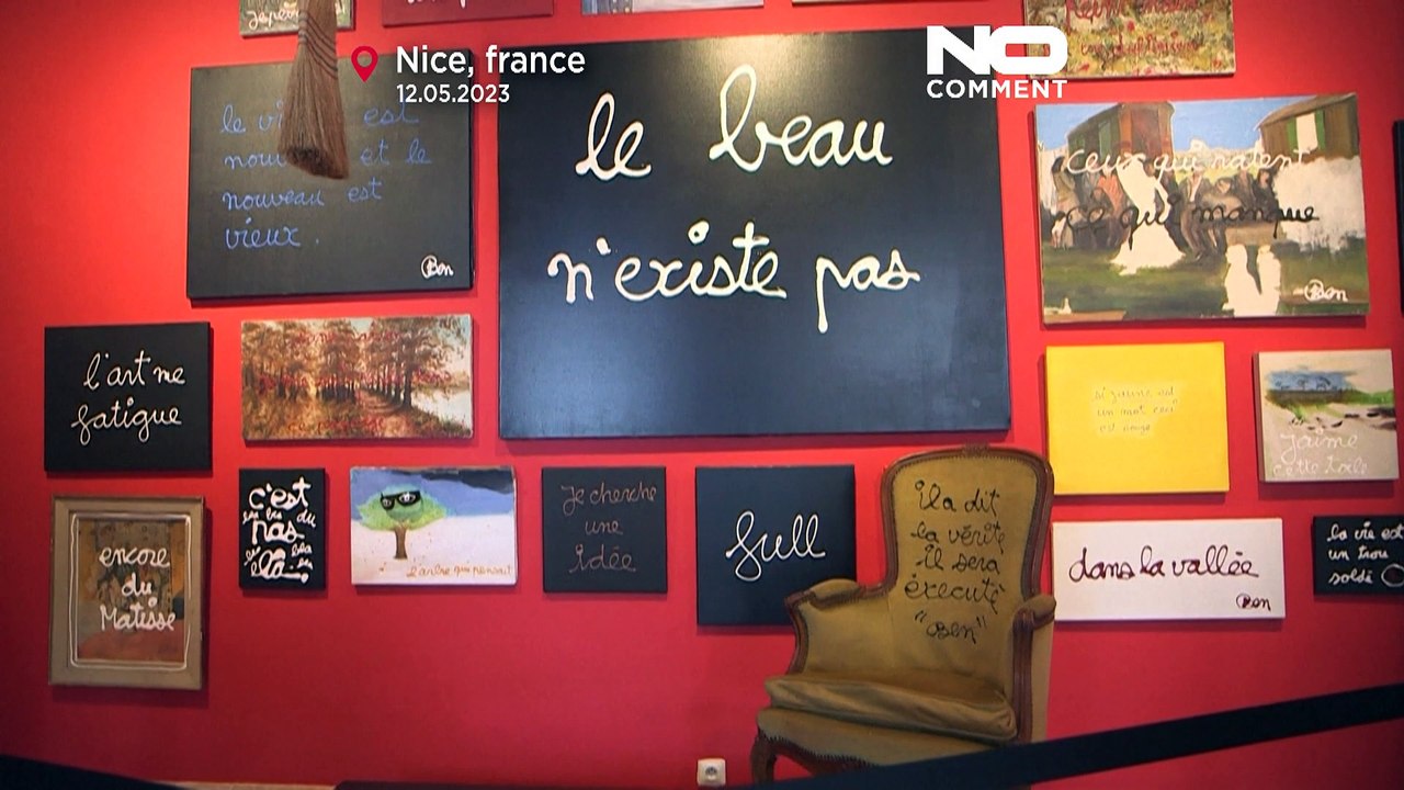 "We are all crazy" - "On est tous fous" - Ben in Nizza