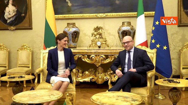 Fontana riceve Presidente del Parlamento della Repubblica di Lituania