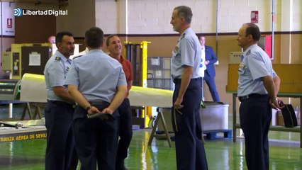 Felipe VI elige Sevilla para su primera visita como Rey a una Maestranza Aérea