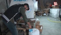 Arnavutköy'de sahte etil alkol üreten imalathaneye baskın