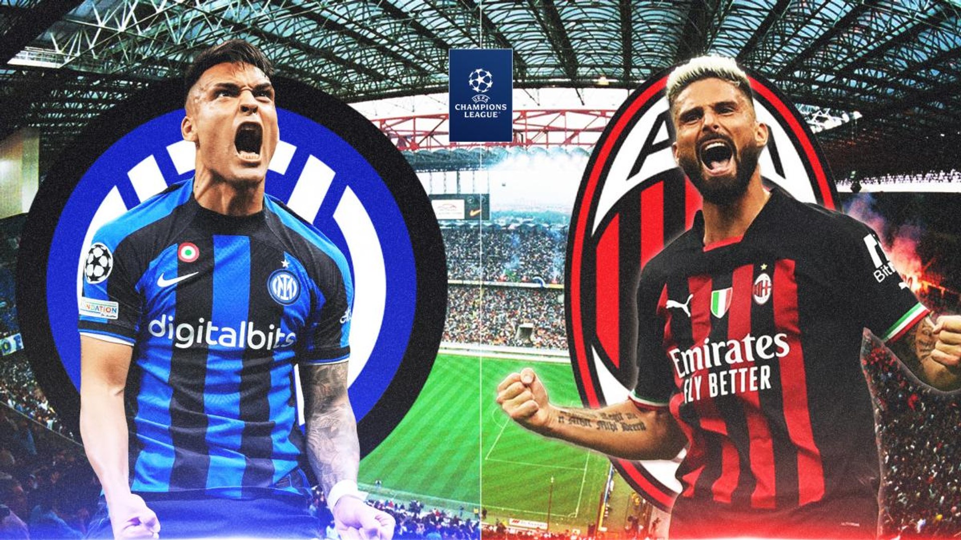 Inter Milan - AC Milan : les compositions officielles - Vidéo Dailymotion