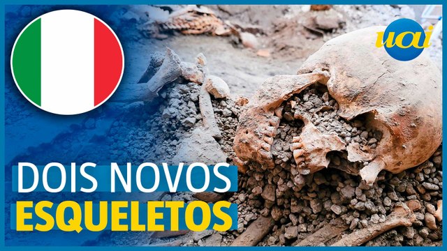 Dois novos esqueletos são exumados nas ruínas de Pompeia