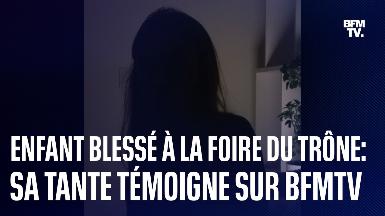"Il risque d'être amputé" : la tante de l’enfant de 4 ans grièvement blessé à la Foire du Trône témoigne