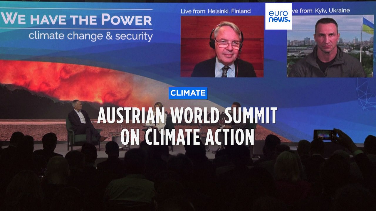 Arnold Schwarzenegger says lives depend on climate change action