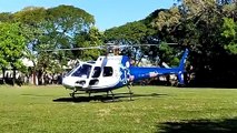 Aeromédico do Samu traz recém-nascida com insuficiência respiratória para a UTI do Cemil