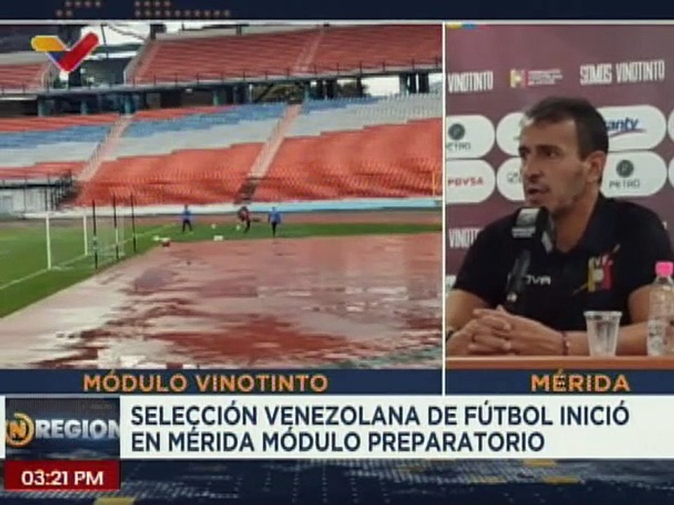 Selección venezolana de fútbol realiza entrenamientos en Mérida para el módulo preparatorio