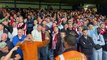Sunderland fans show their support at Kenilworth Road against Luton Town