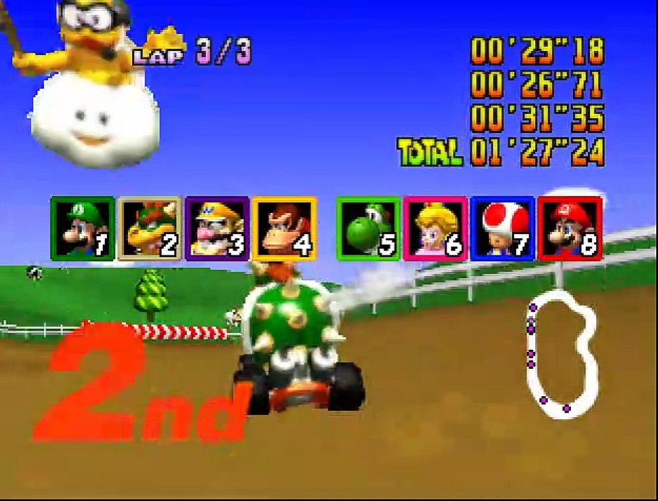 Mario Kart 64 online multiplayer n64 Vidéo Dailymotion