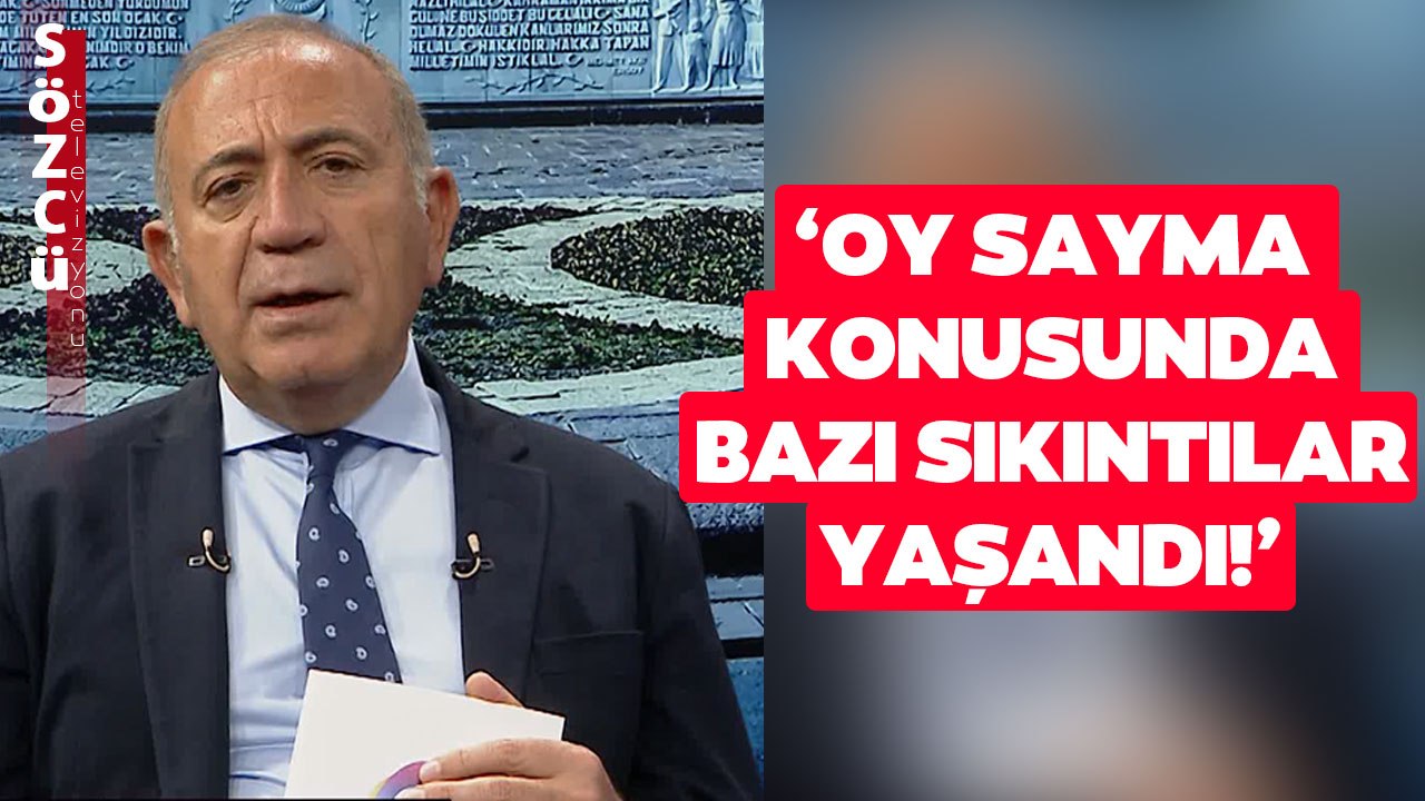 'Oy Saymada Sıkıntılar Var' Gürsel Tekin'den Oy Sayım Sözleri