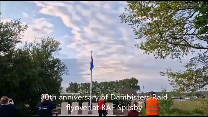 80th anniversary of Dambusters Raid flyover