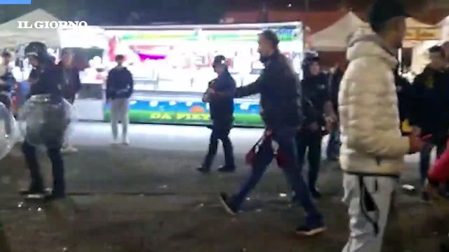 Inter-Milan, tafferugli fuori dallo stadio all'uscita dei tifosi