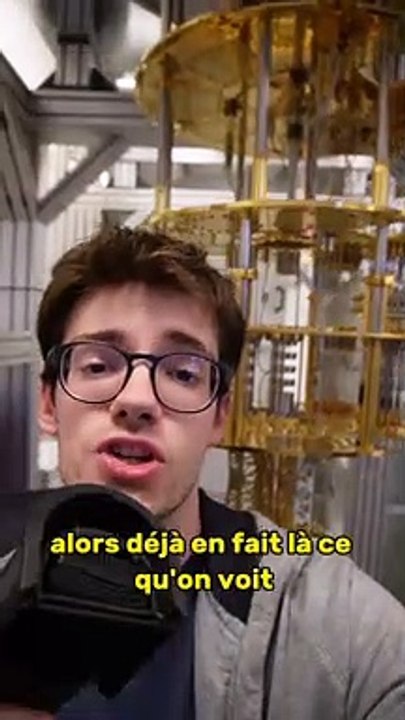 Pourquoi un ordi quantique est en or ?
