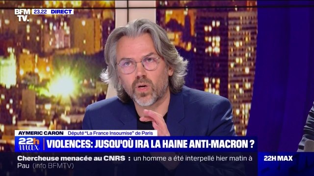 Pour Aymeric Caron (LFI), il y a une forme de complaisance à l'égard de certaines formes de violences
