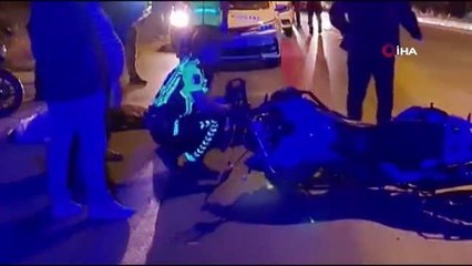 Kontrolden çıkan motosikletin sürücüsü olay yerinde hayatını kaybetti